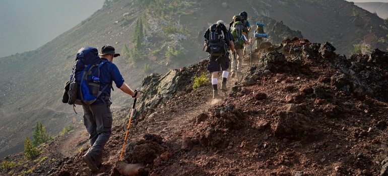 hiking as one of the most popular cardio workouts for endurance in Fujairah.