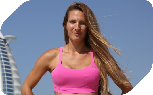 Jelena Jovanovic fitness trainer uae