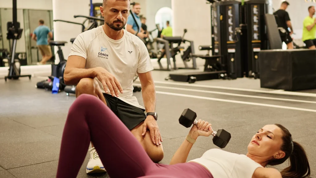 Ilija, personal trainer, mobility and stretching session in Dubai