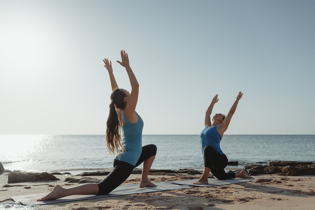 A woman doing effective flexibility exercises in Ras Al Khaimah